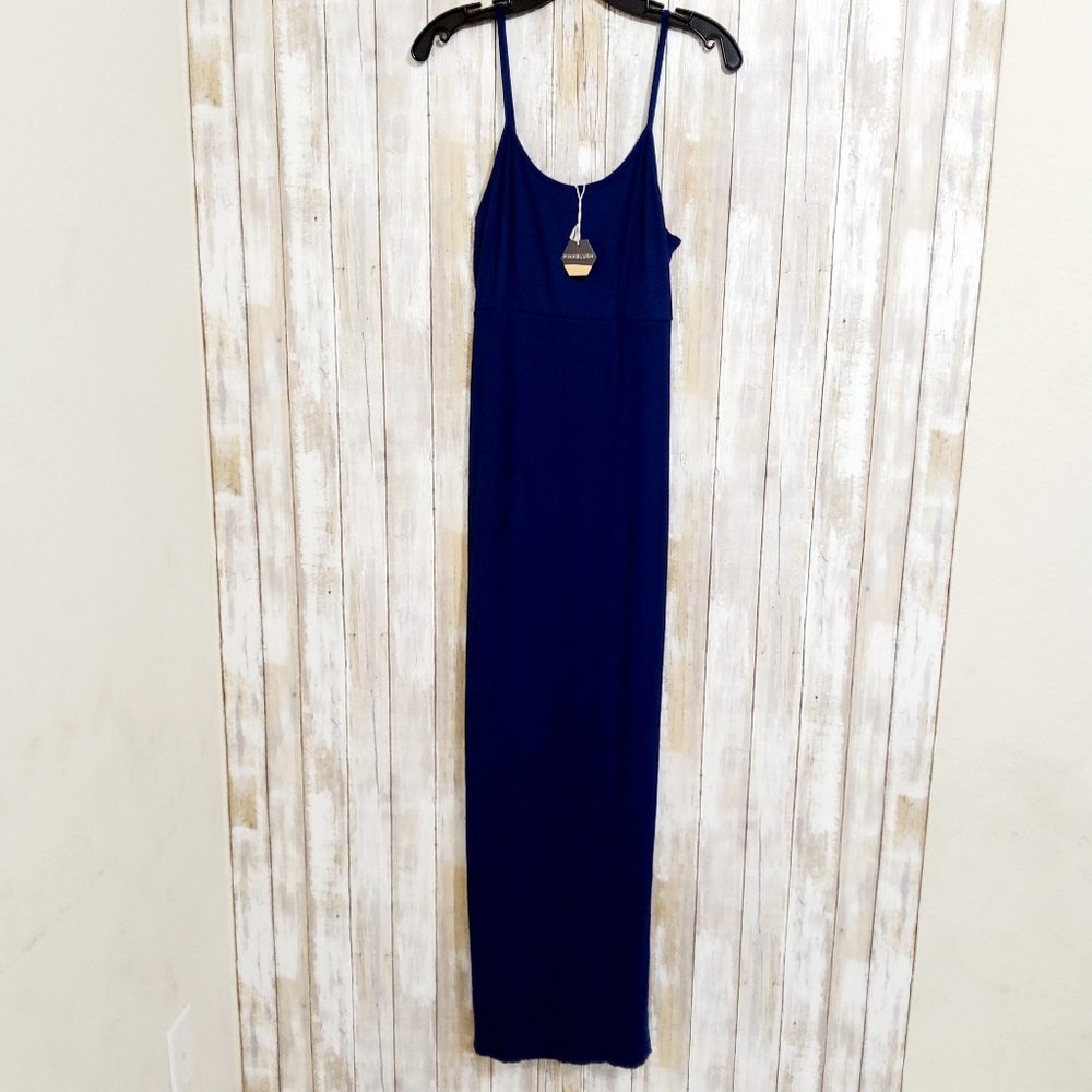 PINKBLUSH  New Royal Blue Long Dress Size S
